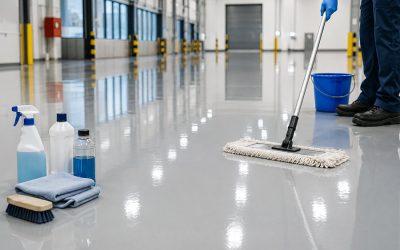 Penjagaan Lantai Epoxy Supaya Sentiasa Berkilat
